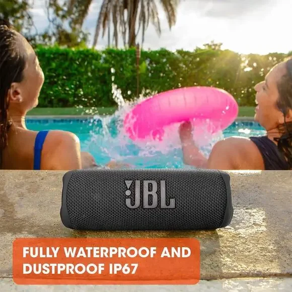 JBL Flip 6 Original Wireless Portable Bluetooth Speaker WaterproofDustproof Gray